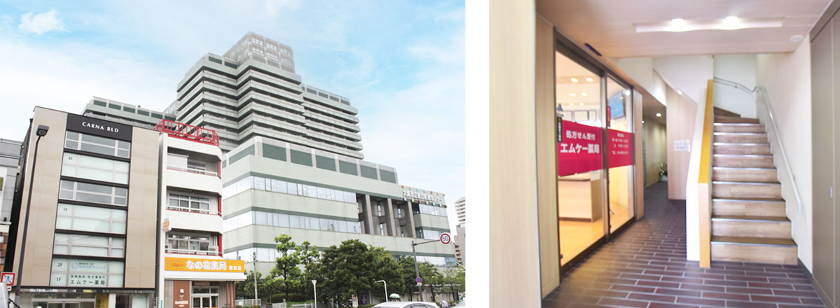 大阪市立総合医療センター東側横